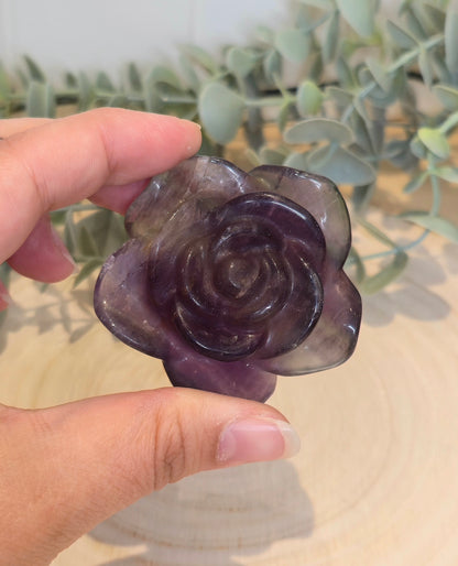 Fleur en Fluorite
