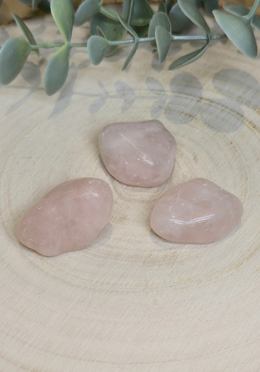 Quartz rose barattée