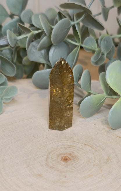Pointe en Citrine Naturelle