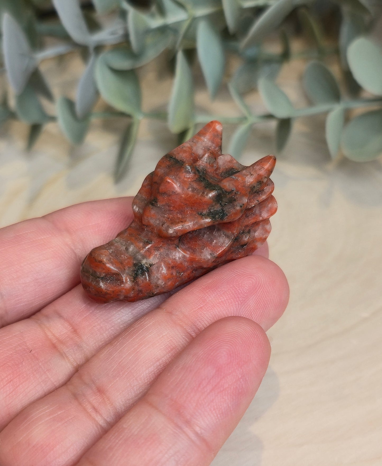 Dragon Jaspe sésame rouge