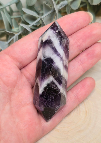 Pointe double en Améthyste