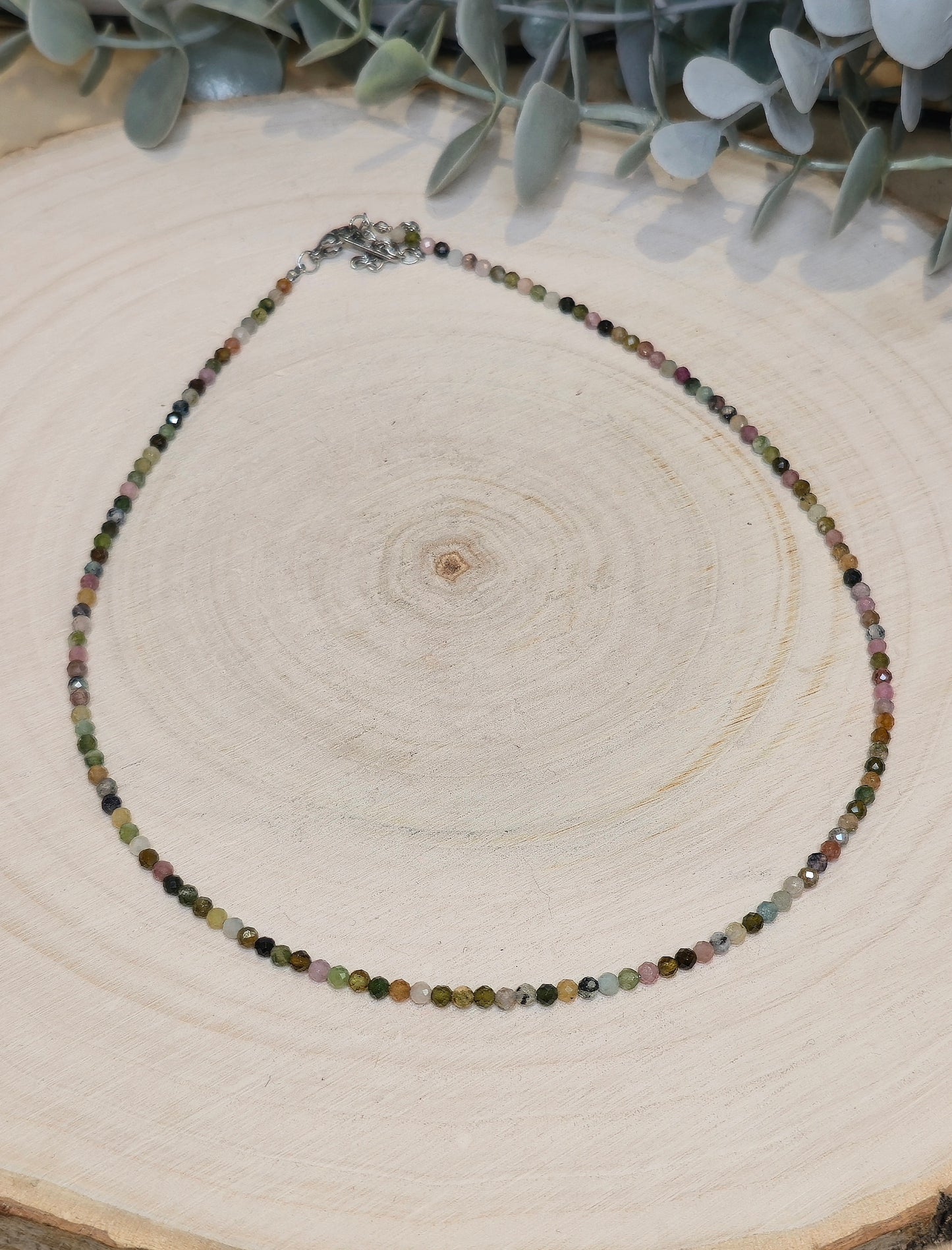 Collier Tourmaline Multicolore