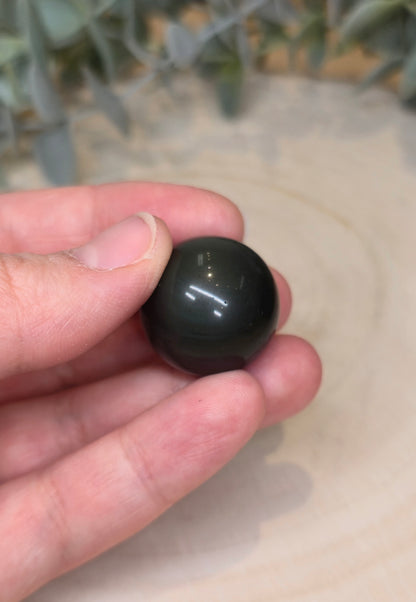 Sphère Obsidienne arc-en-ciel