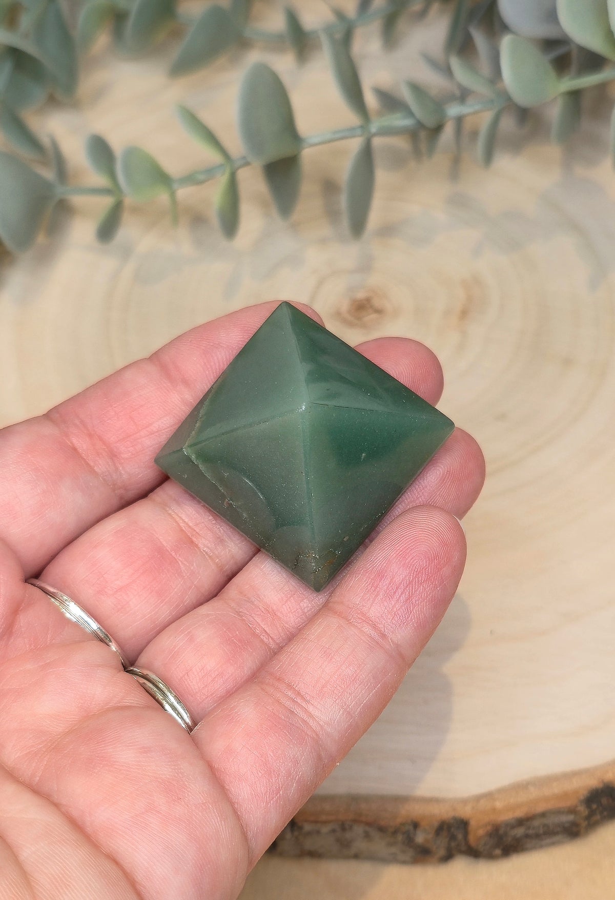 Pyramide Aventurine verte