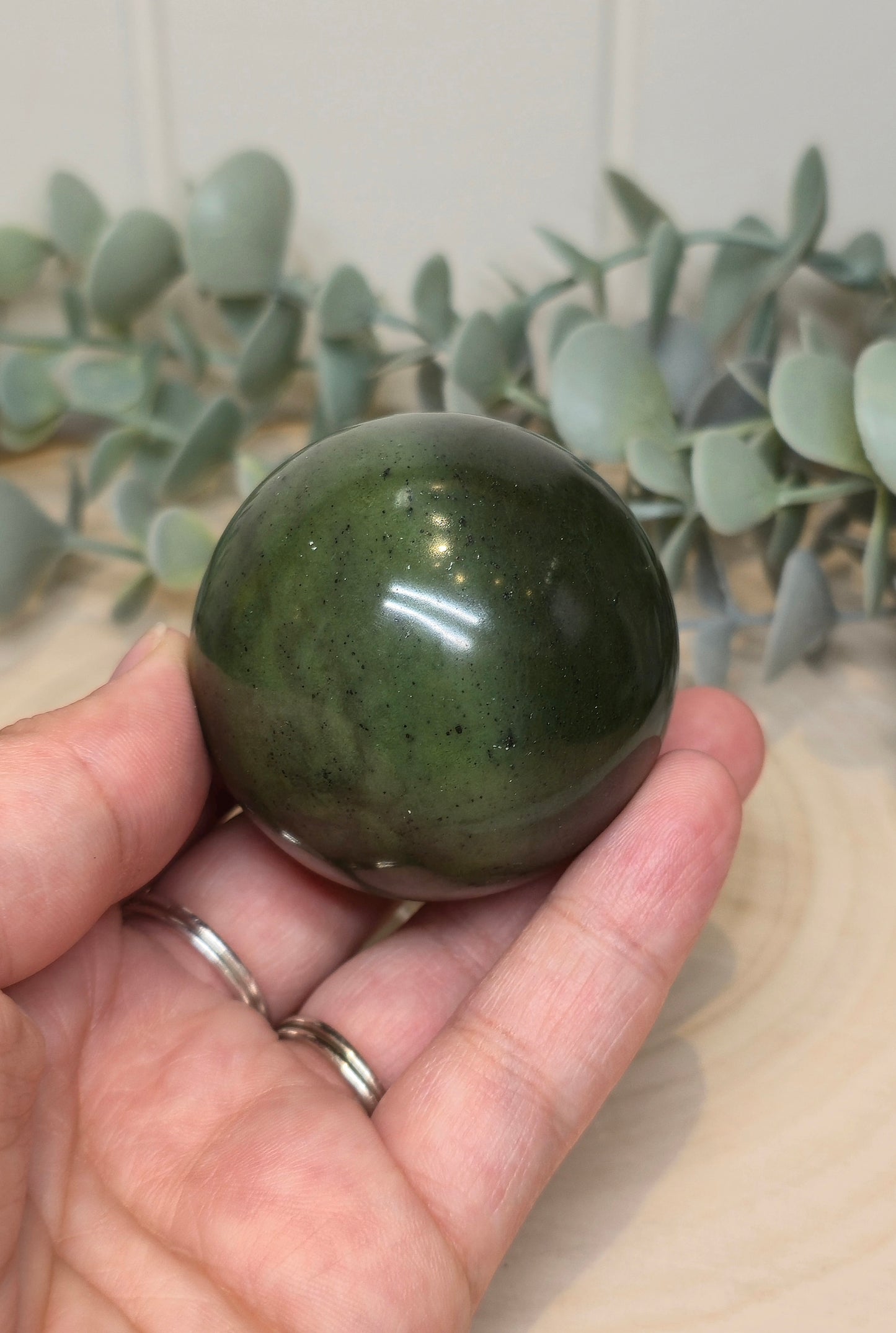 Sphère de Jade Néphrite