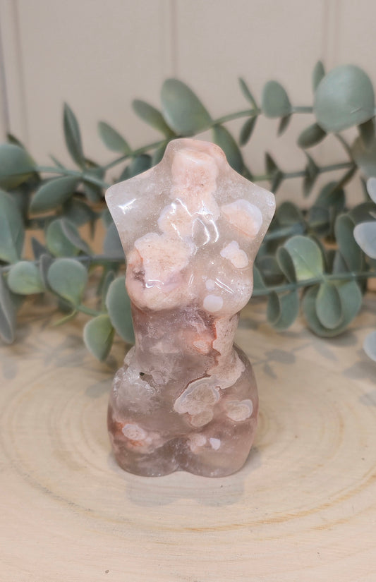 Femme Agate fleur
