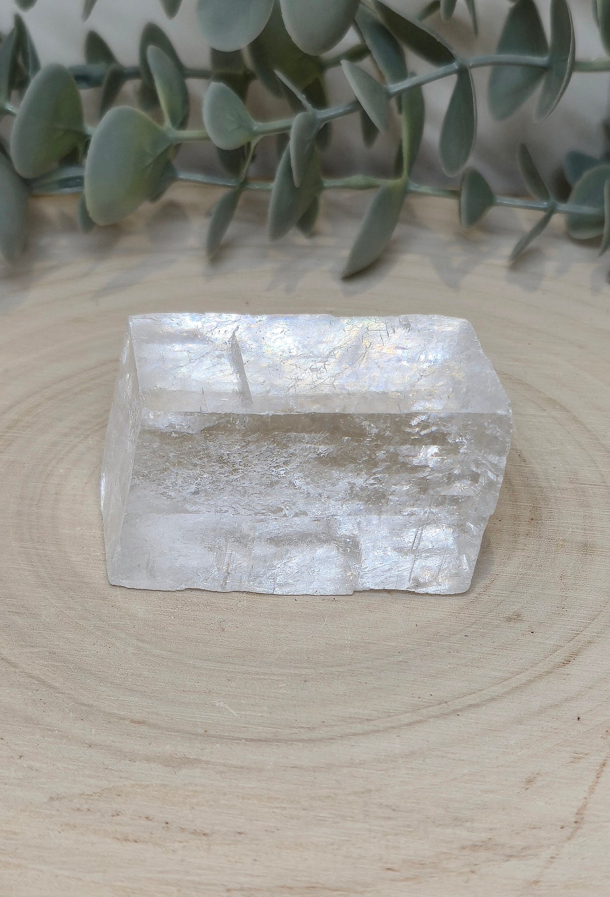 Cube de Calcite optique claire