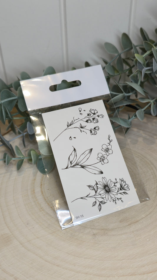 Tatouage temporaire Floral SH-15