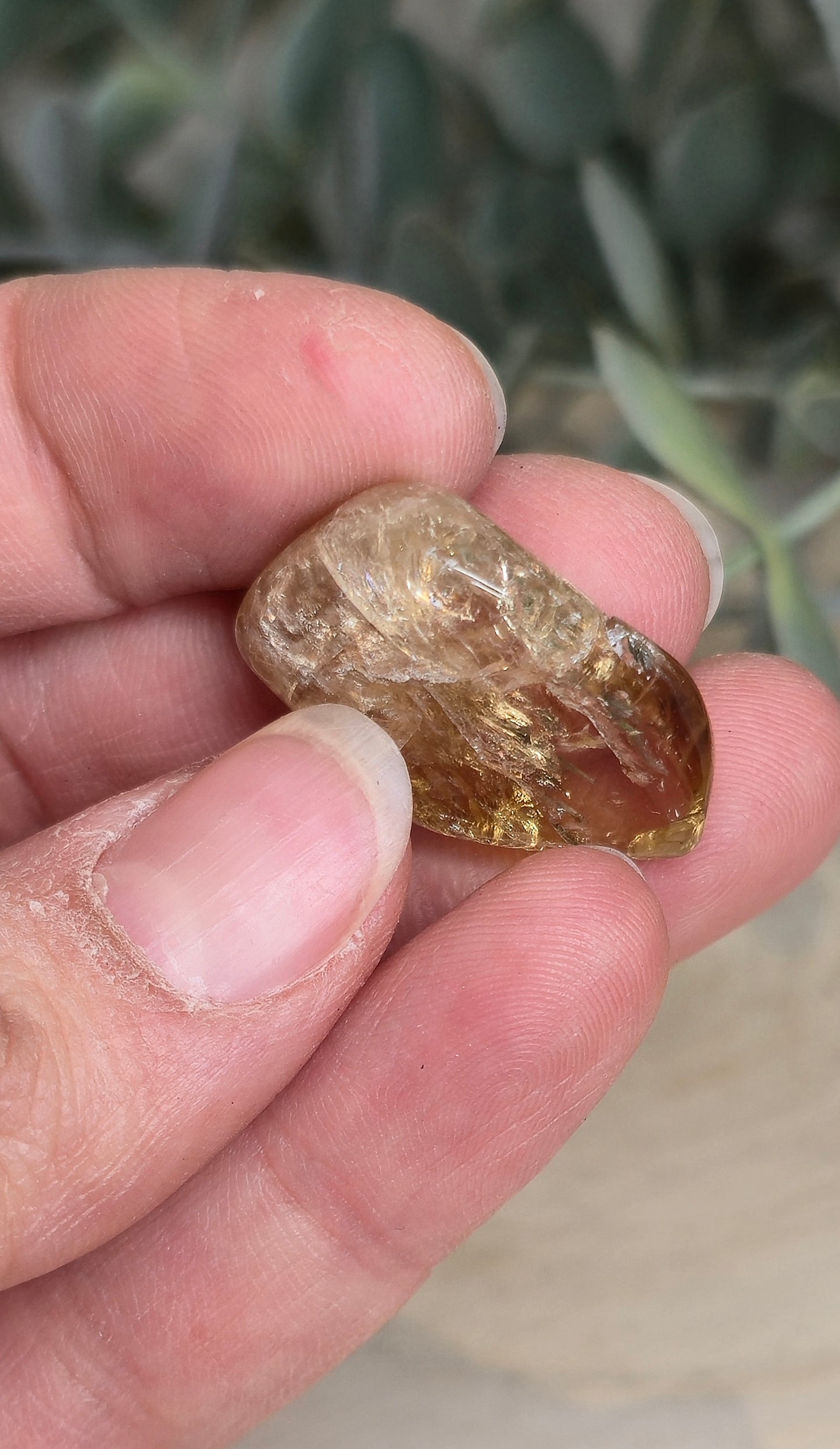 Citrine naturelle du Brésil grade extra barattée