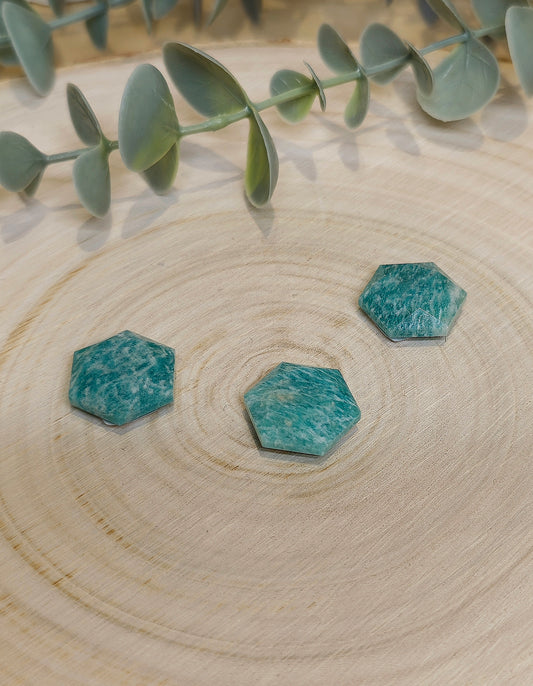 Étoile géométrique en Amazonite