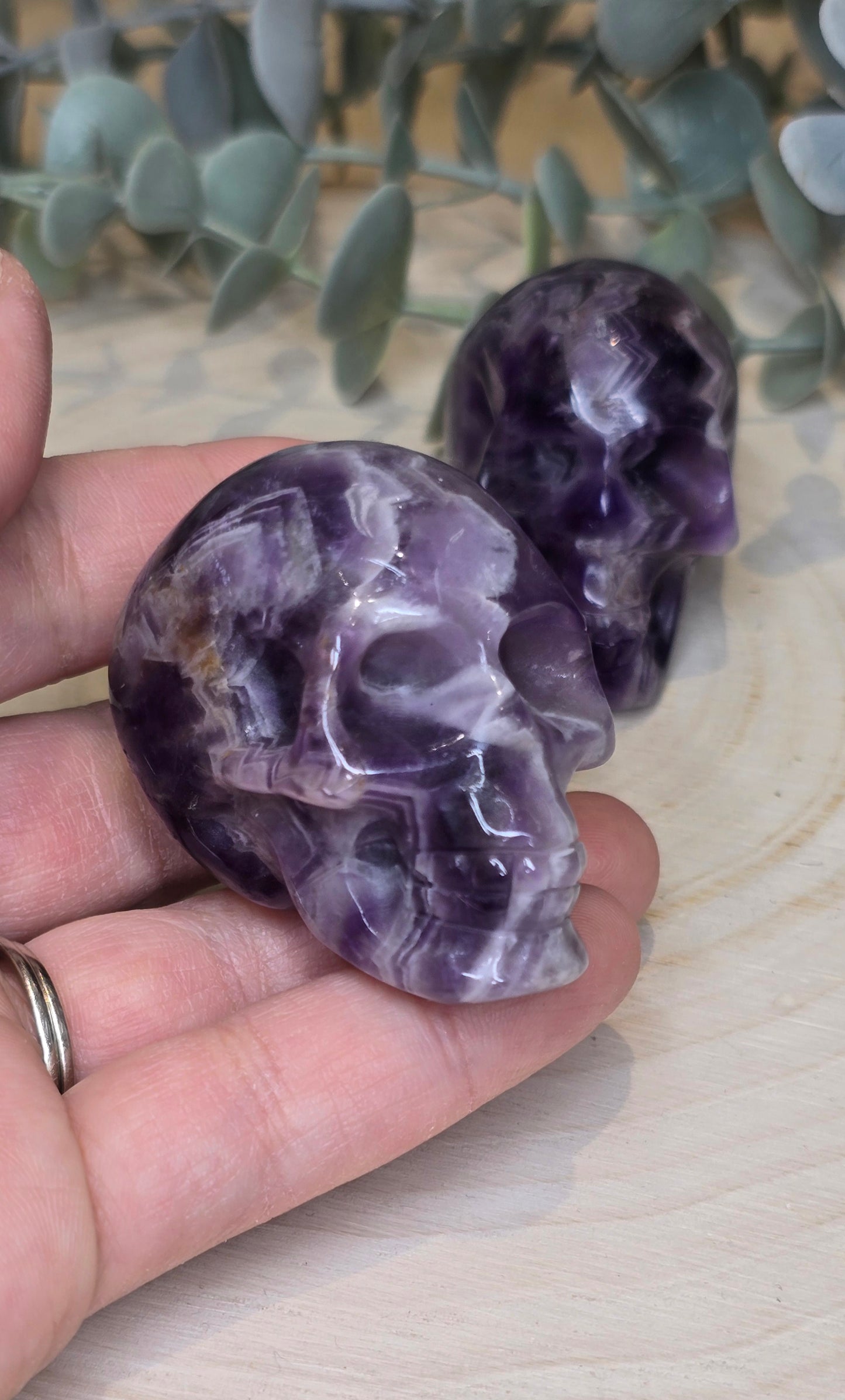 Crâne en Améthyste