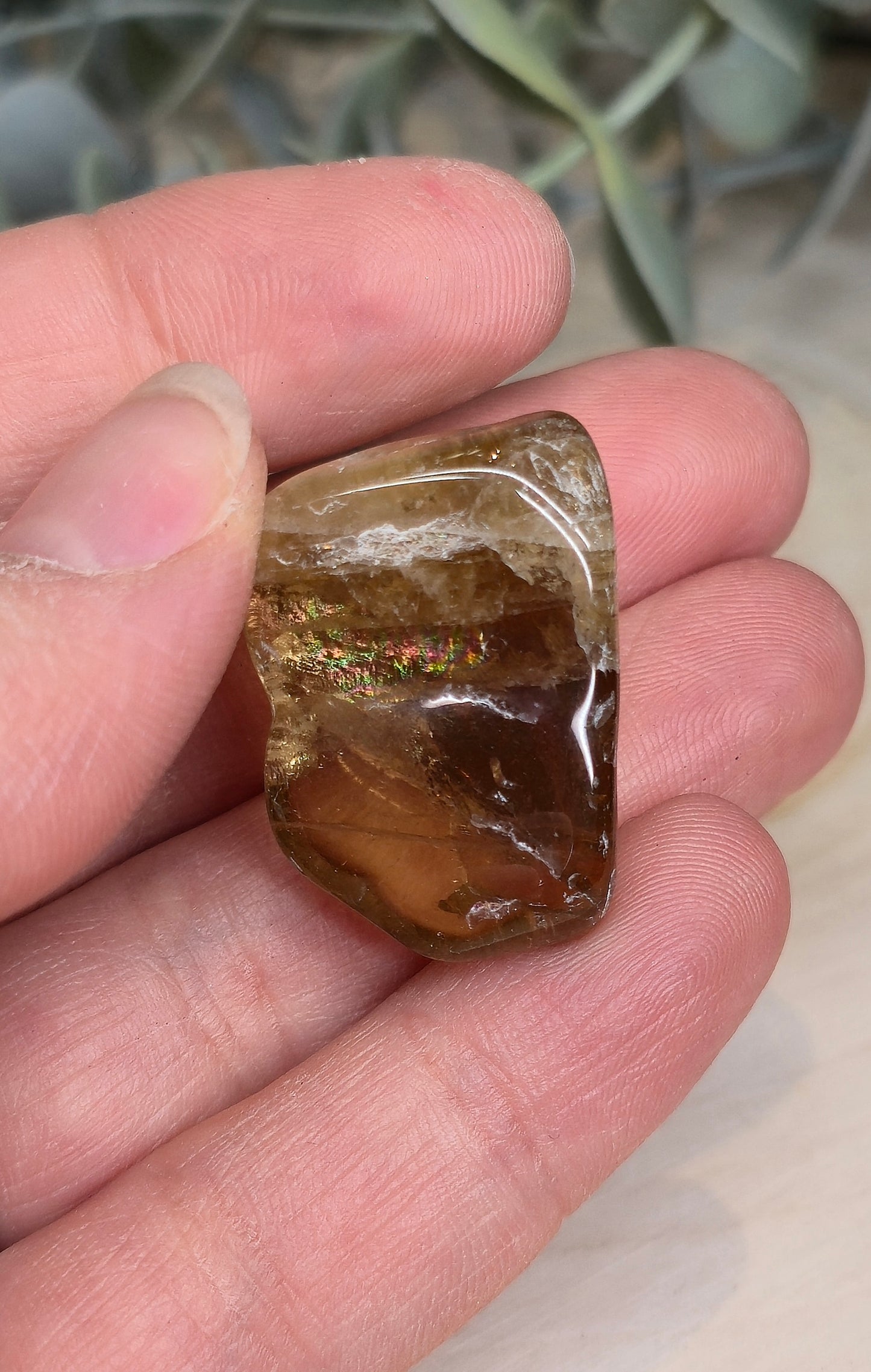 Citrine naturelle du Brésil grade extra barattée