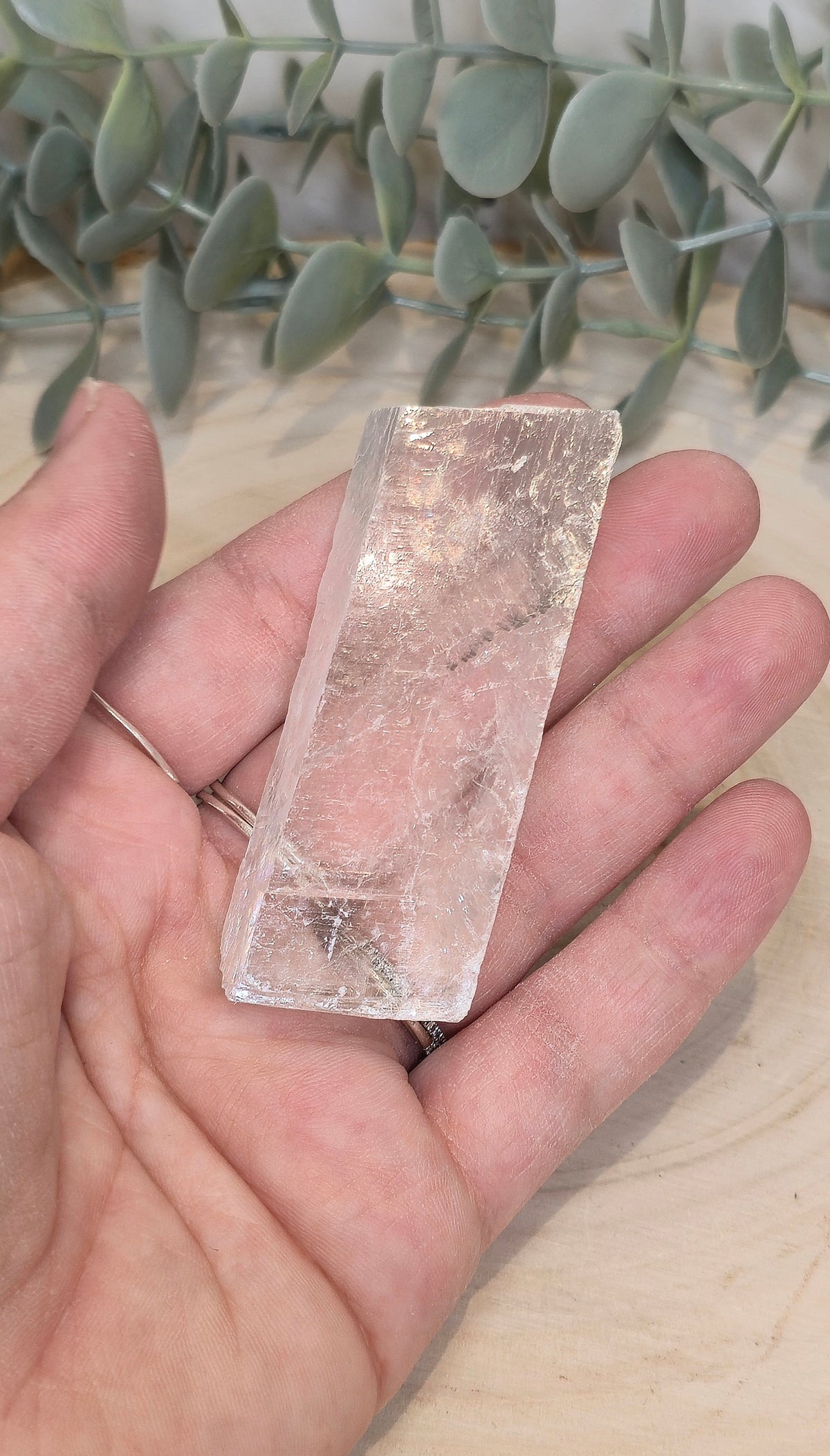 Cube de Calcite optique claire