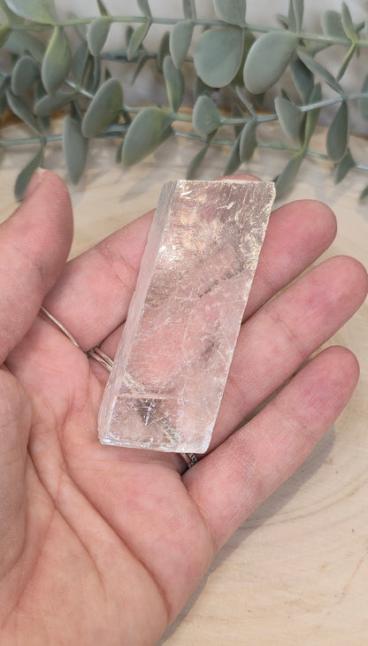 Cube de Calcite optique claire