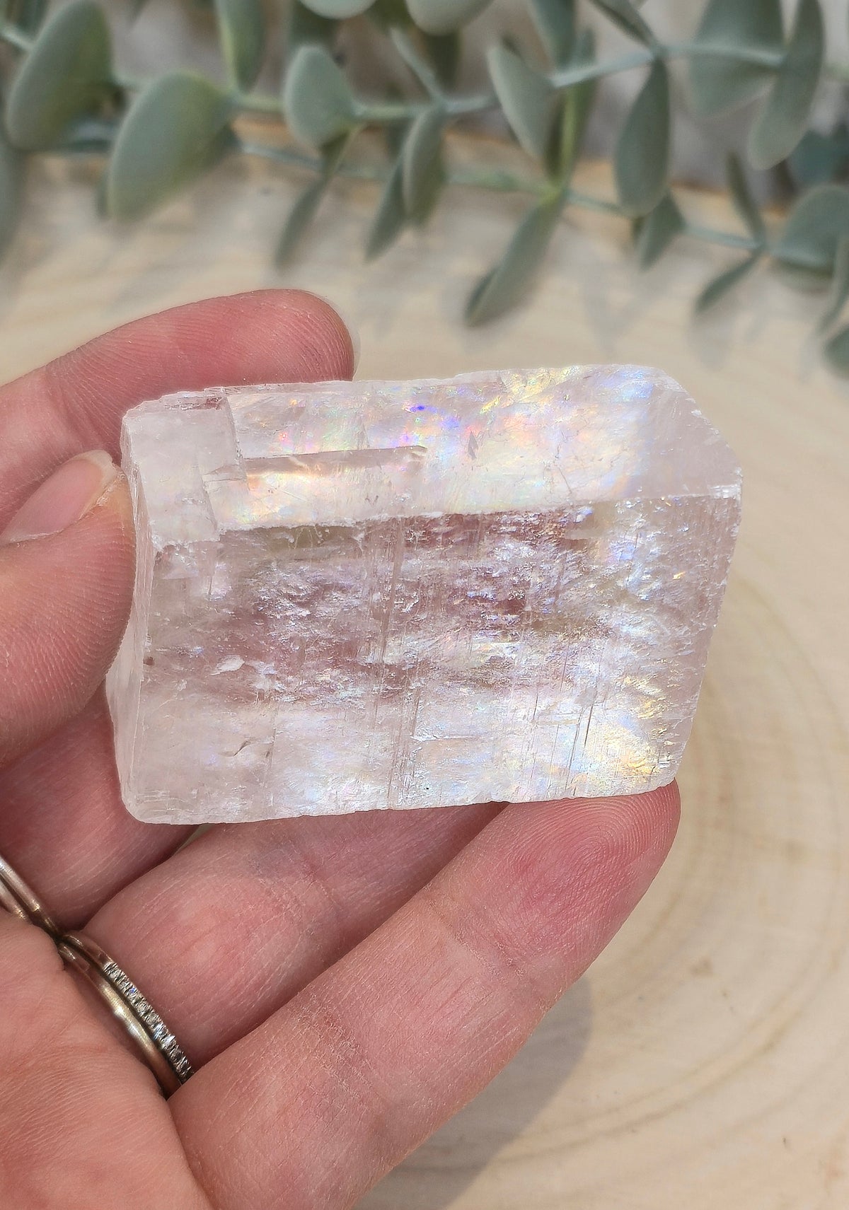 Cube de Calcite optique claire