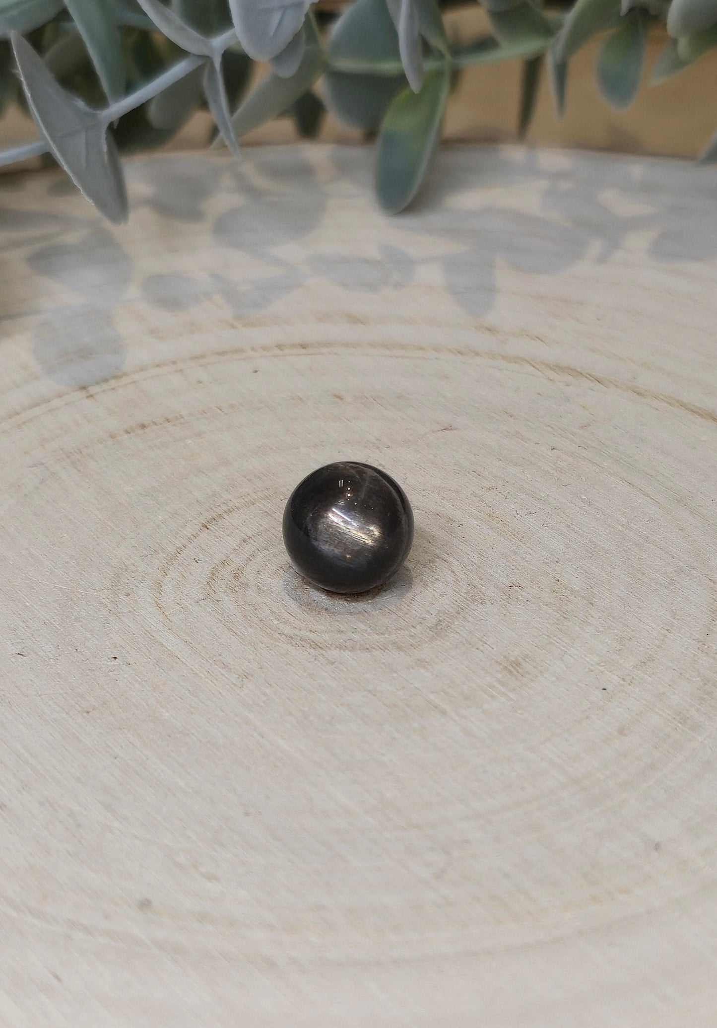 Sphère Pierre de lune noire