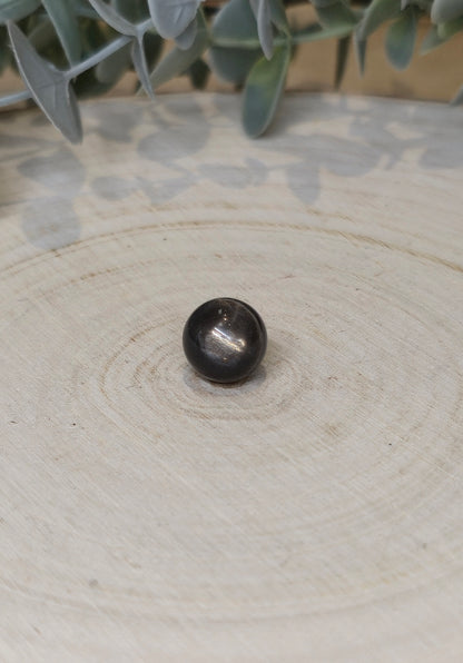 Sphère Pierre de lune noire