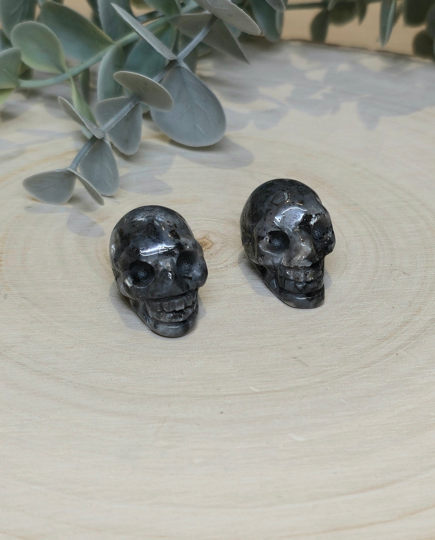 Mini Crâne en Larvikite