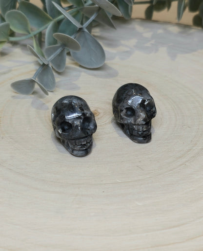 Mini Crâne en Larvikite