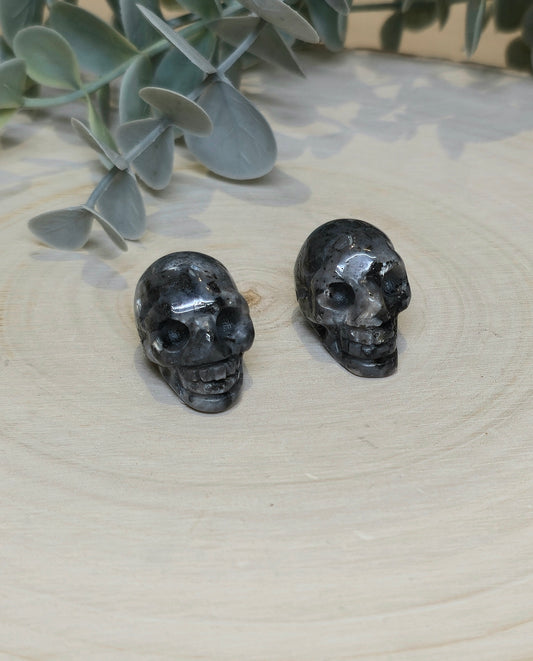 Mini Crâne en Larvikite