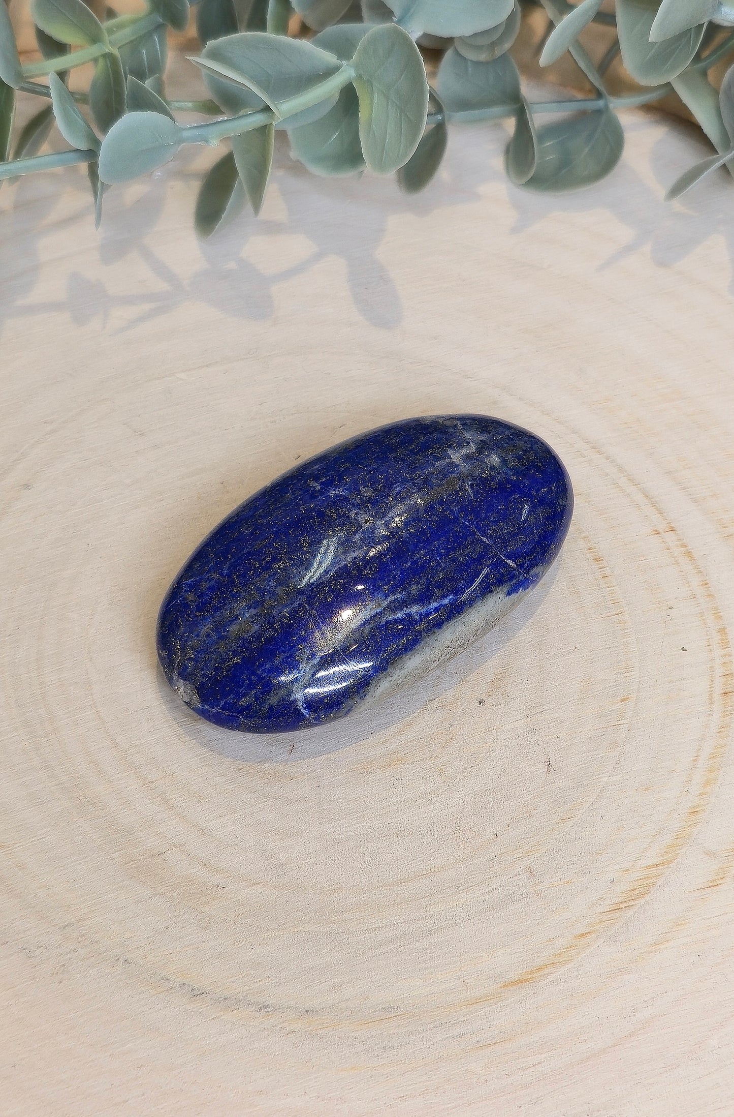 Pierre de paume en Lapis Lazuli