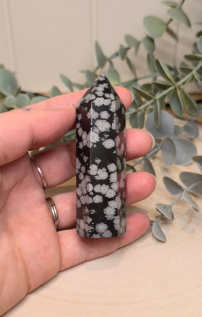Pointe en Obsidienne Snowflake
