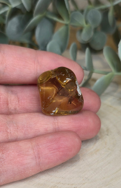 Citrine naturelle du Brésil grade extra barattée