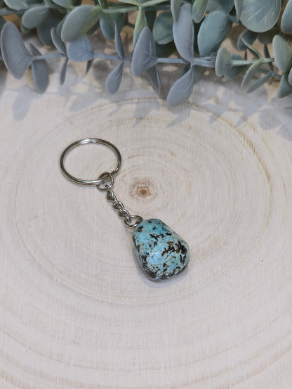 Porte-clé avec Pierre barattée