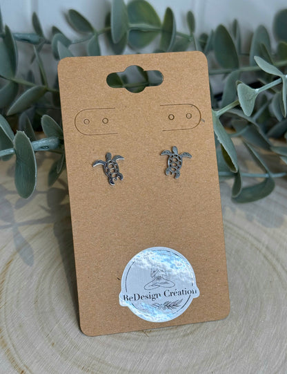 Boucles d’oreilles Tortue de mer