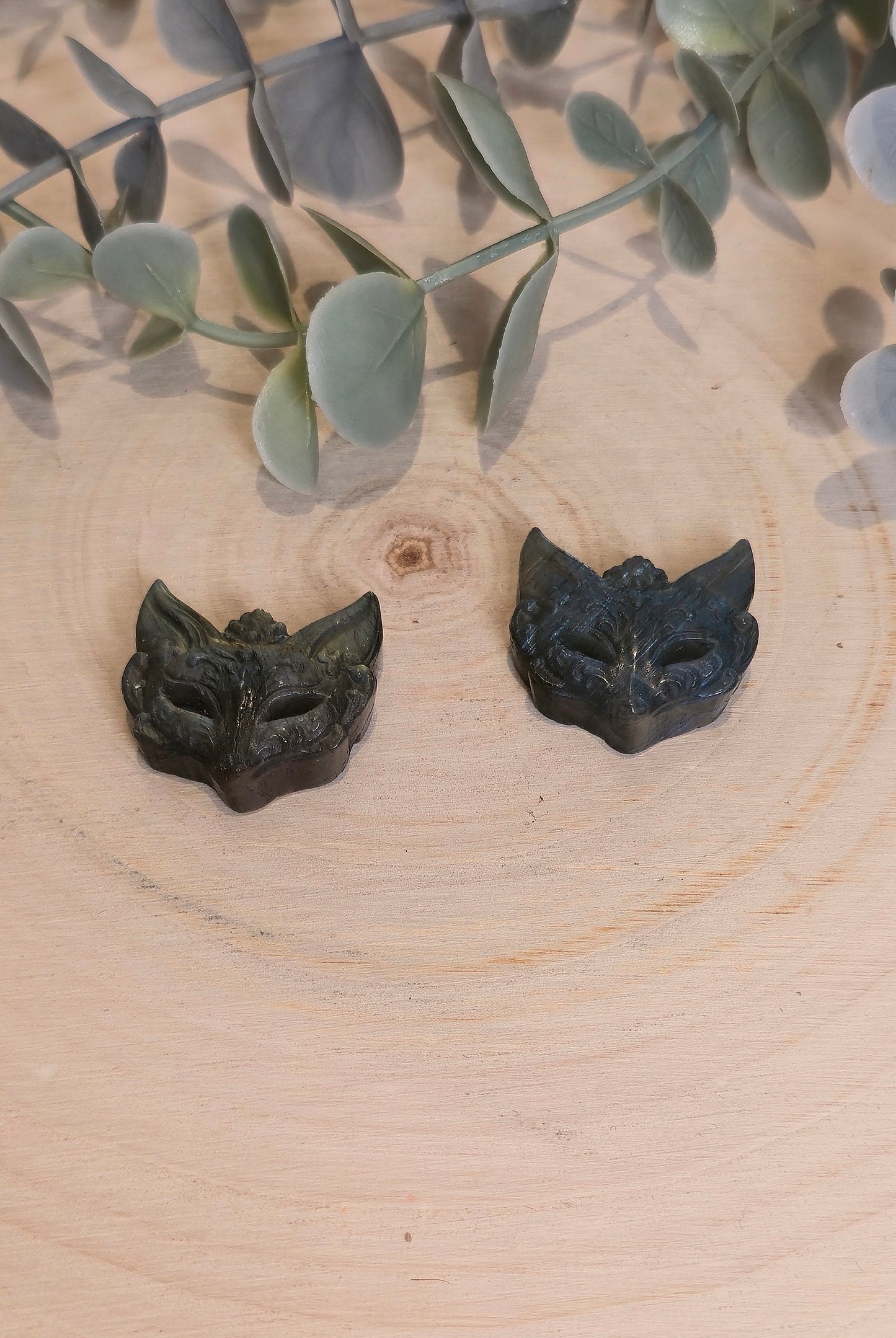 Masque de Renard en Labradorite