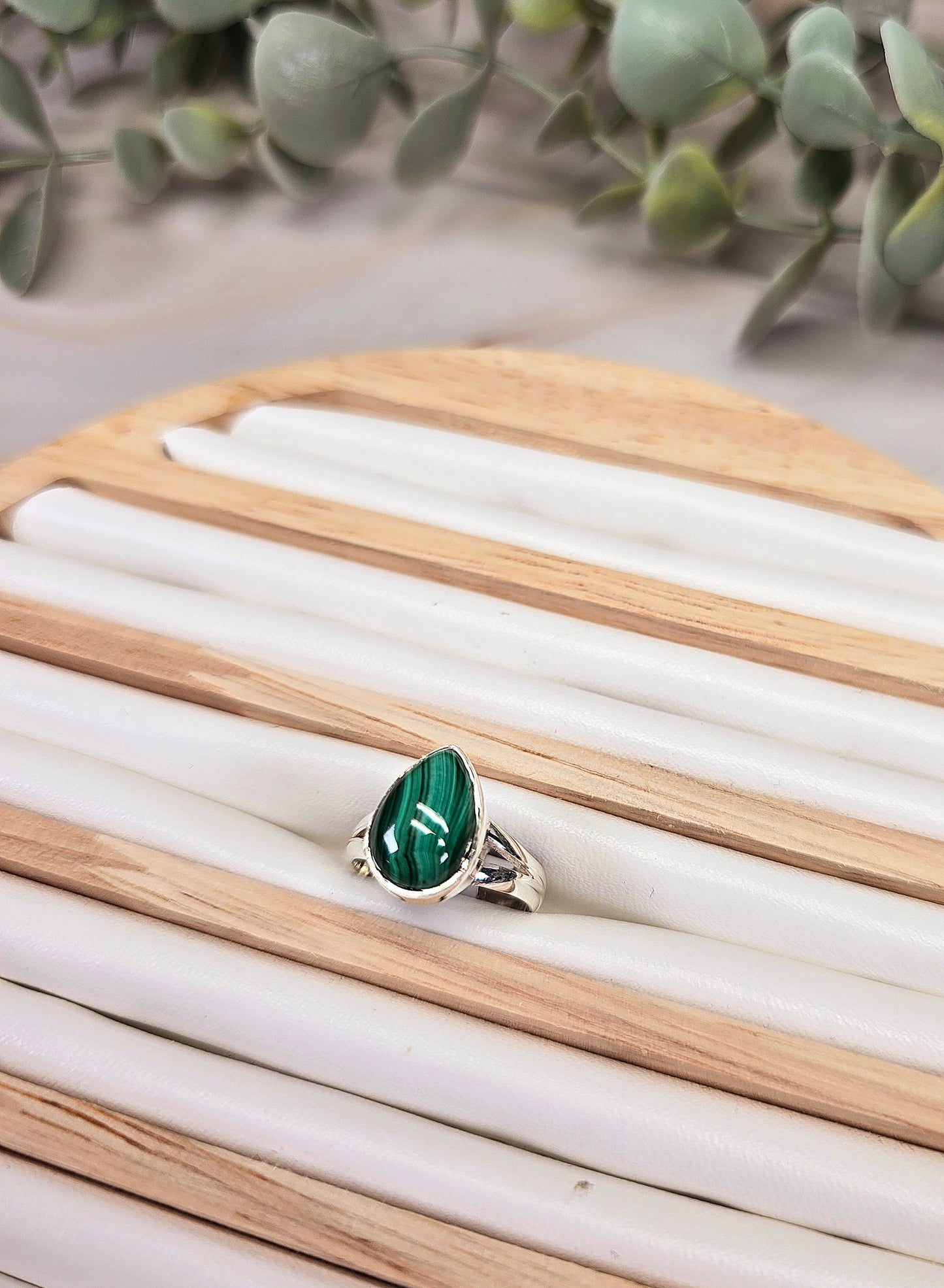 Bague Malachite