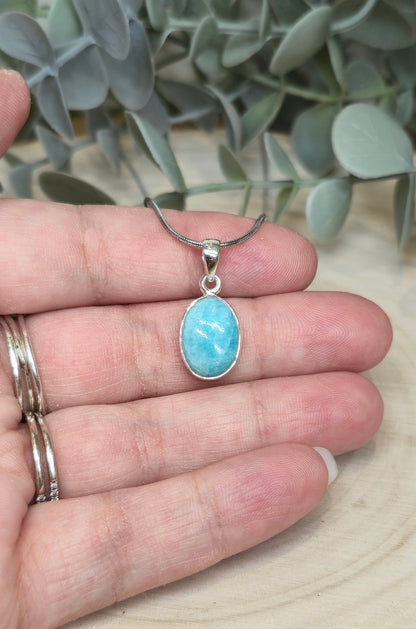 Collier Amazonite ovale