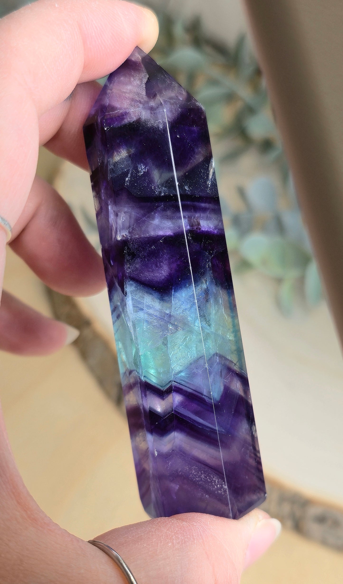 Pointe en Fluorite