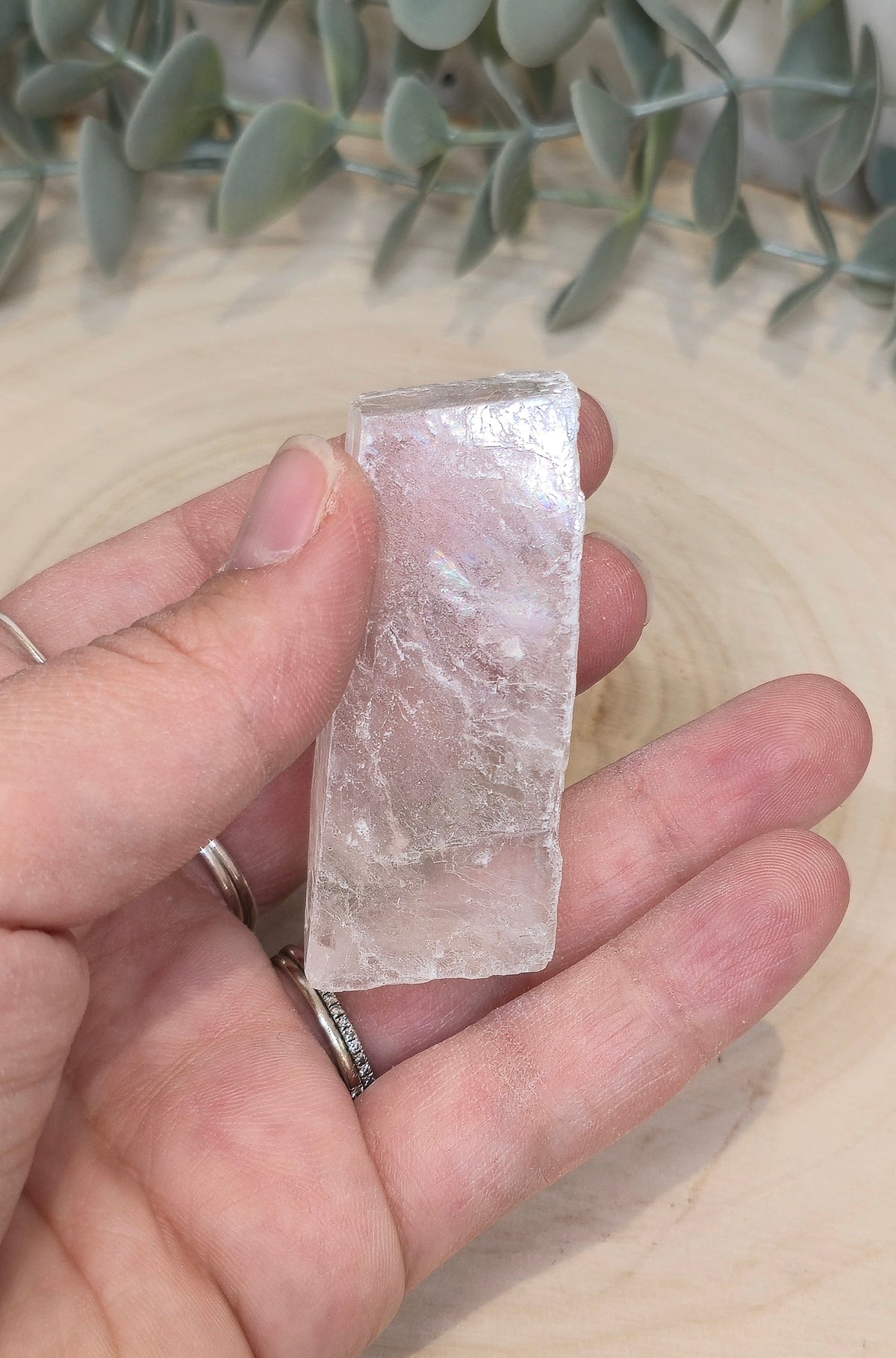 Cube de Calcite optique claire