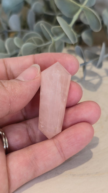 Pointe double en Quartz rose (Vogel)