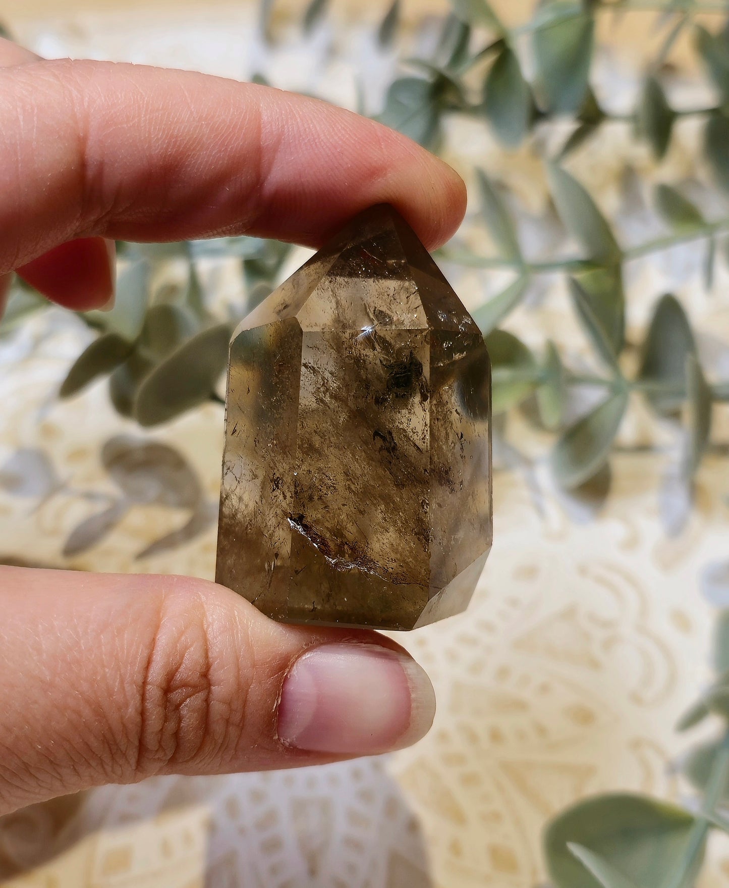 Pointe en Quartz Fumé