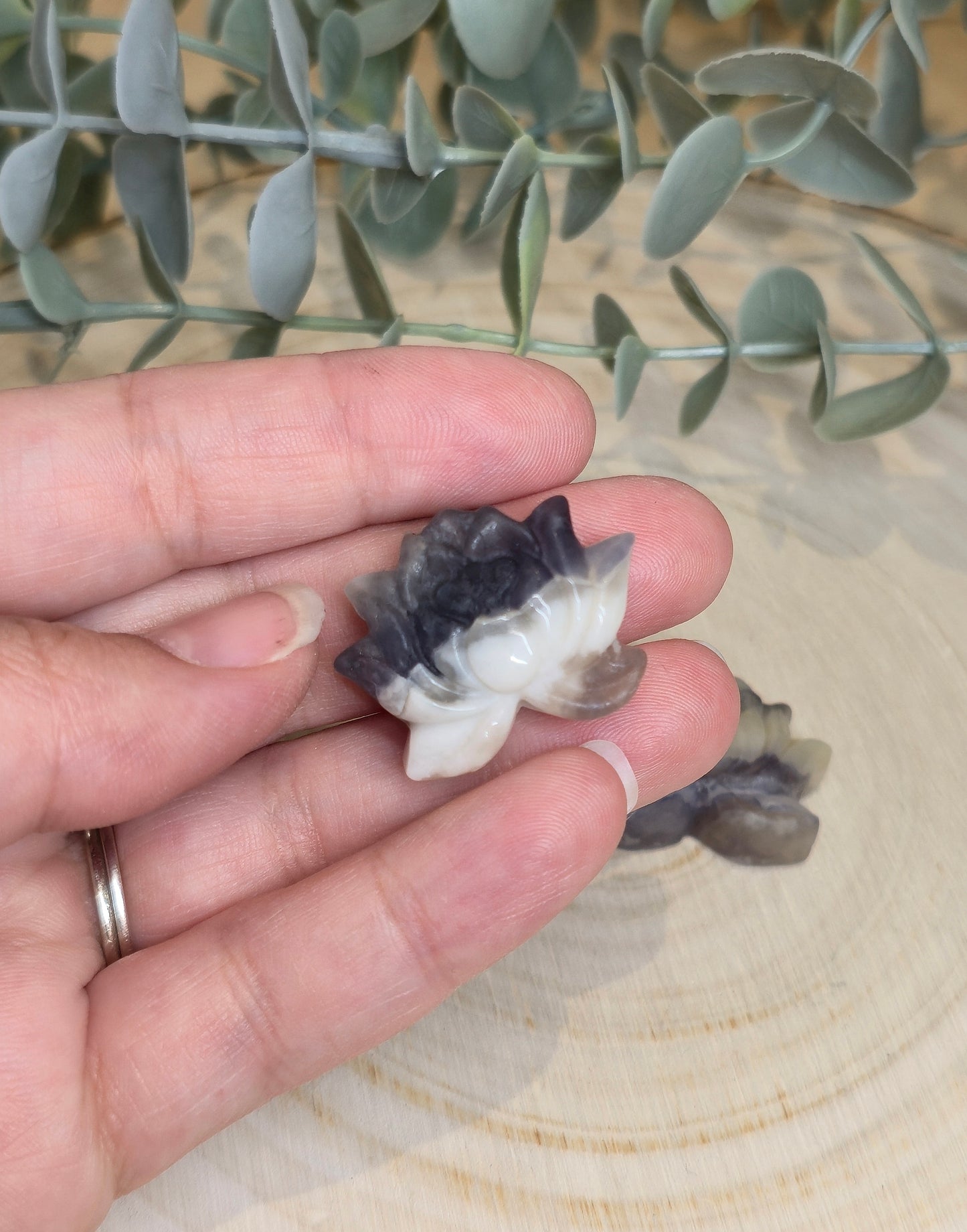 Lotus en Fluorite