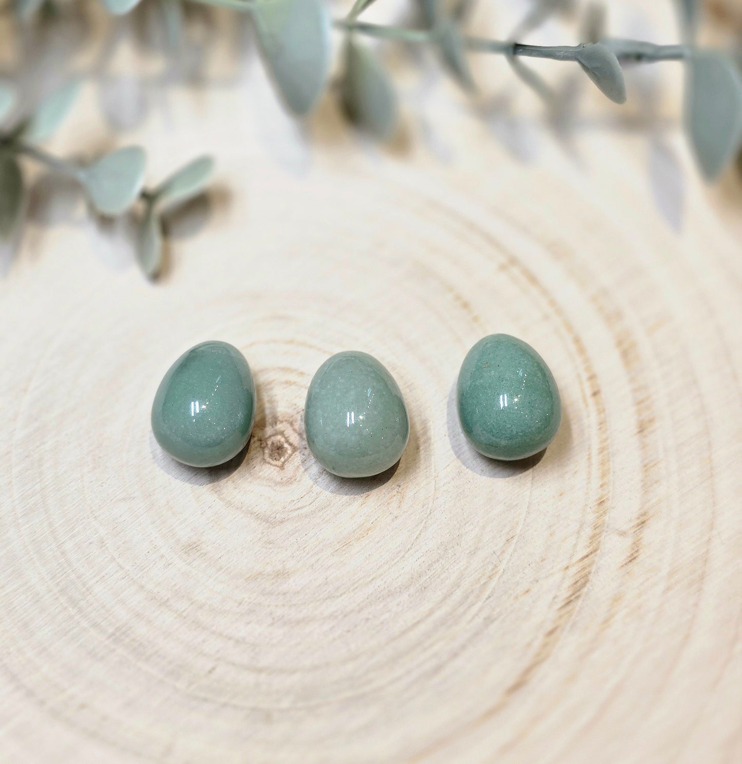 Oeuf en Aventurine verte