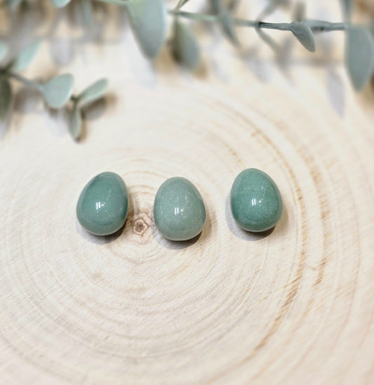 Oeuf en Aventurine verte
