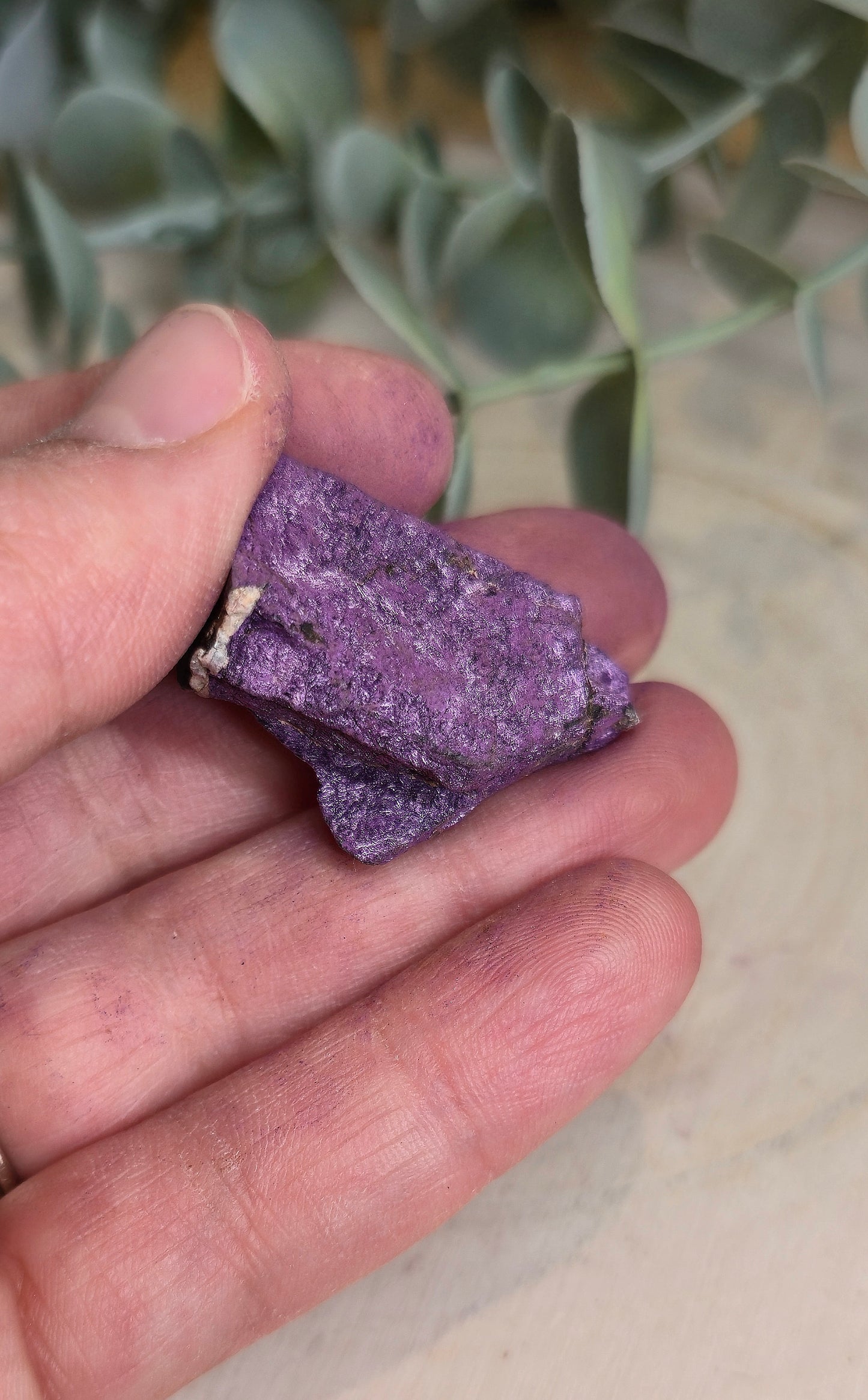 Purpurite brute du Brésil