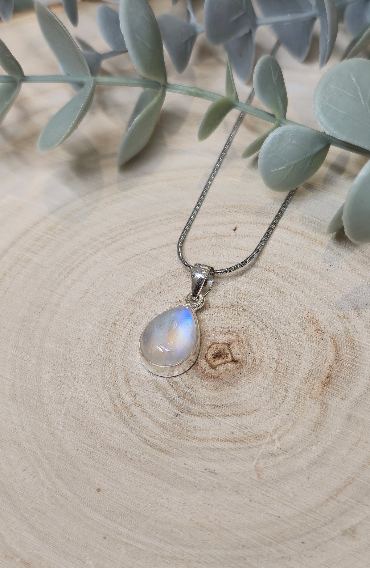 Collier Pierre de lune goutte