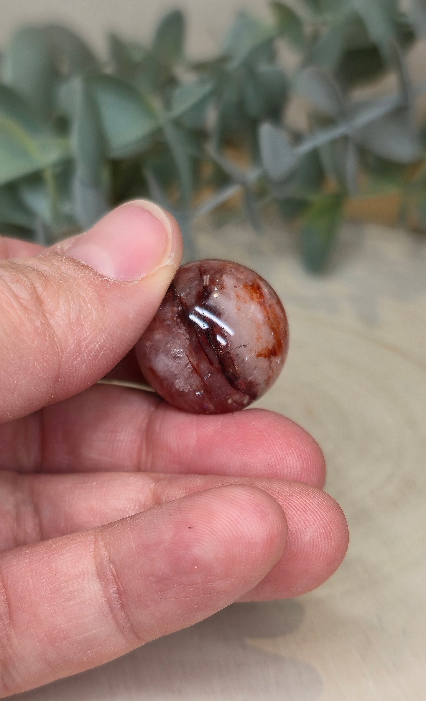 Sphère Quartz feu