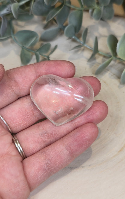 Coeur en Quartz clair