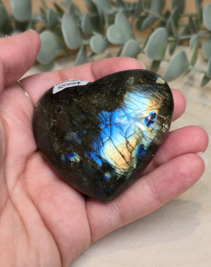 Coeur en Labradorite