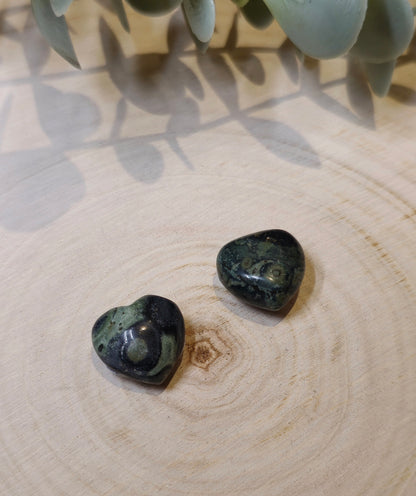 Mini Coeur en Jaspe Kambaba