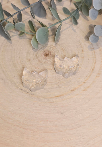 Masque de Renard en Quartz clair