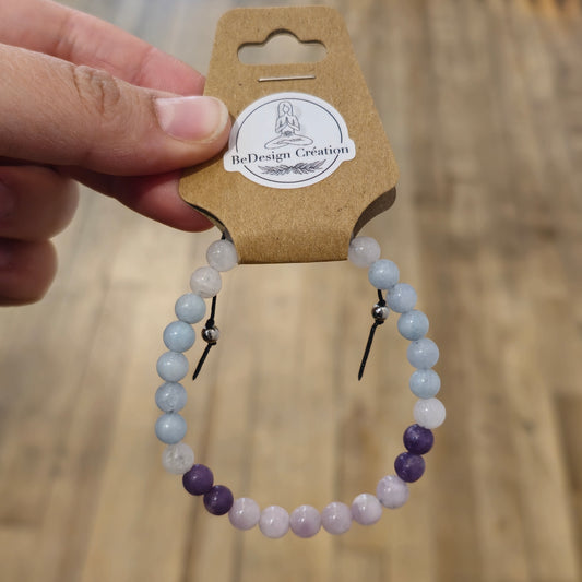 Bracelet avec pierres - création unique
