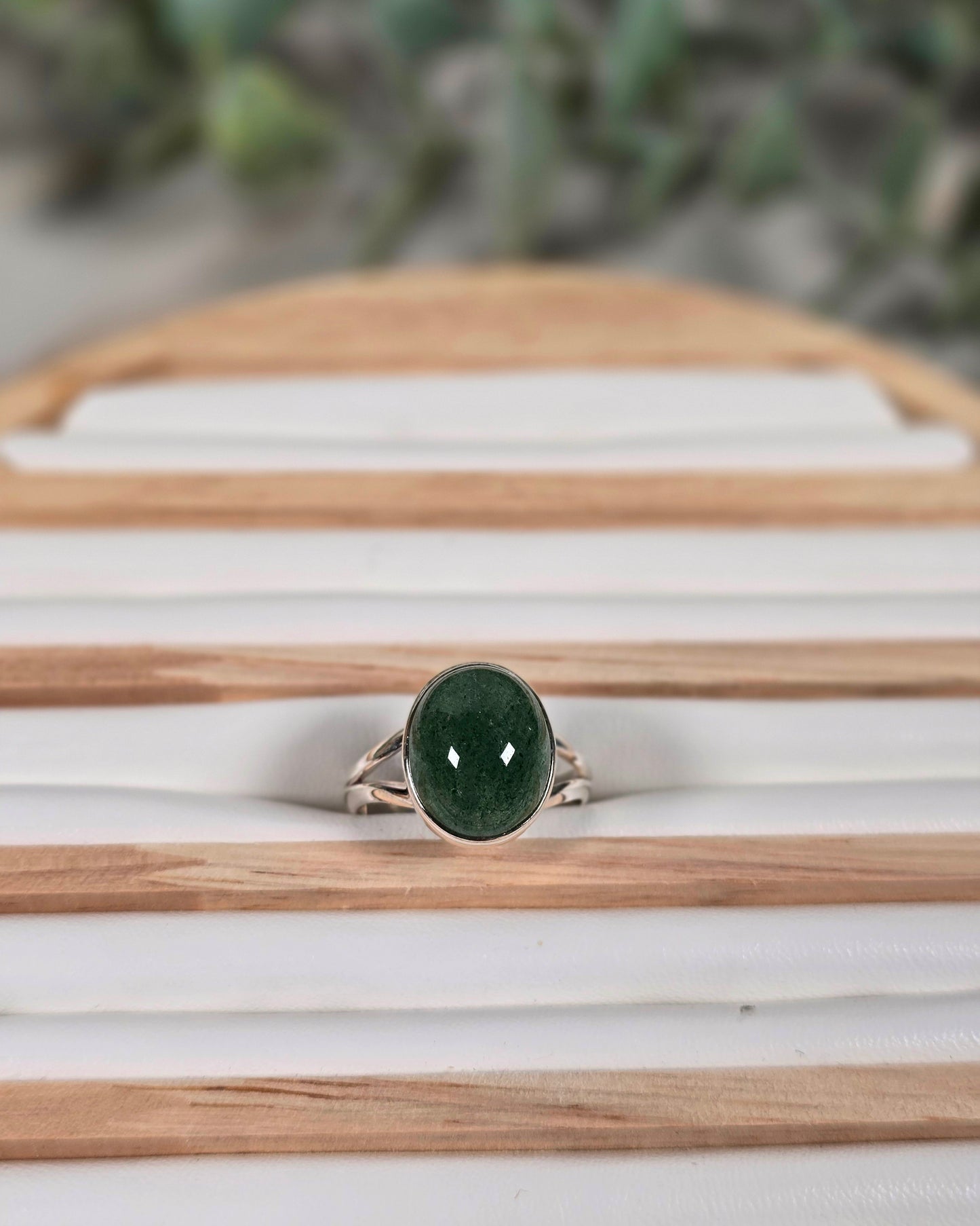 Bague Aventurine verte