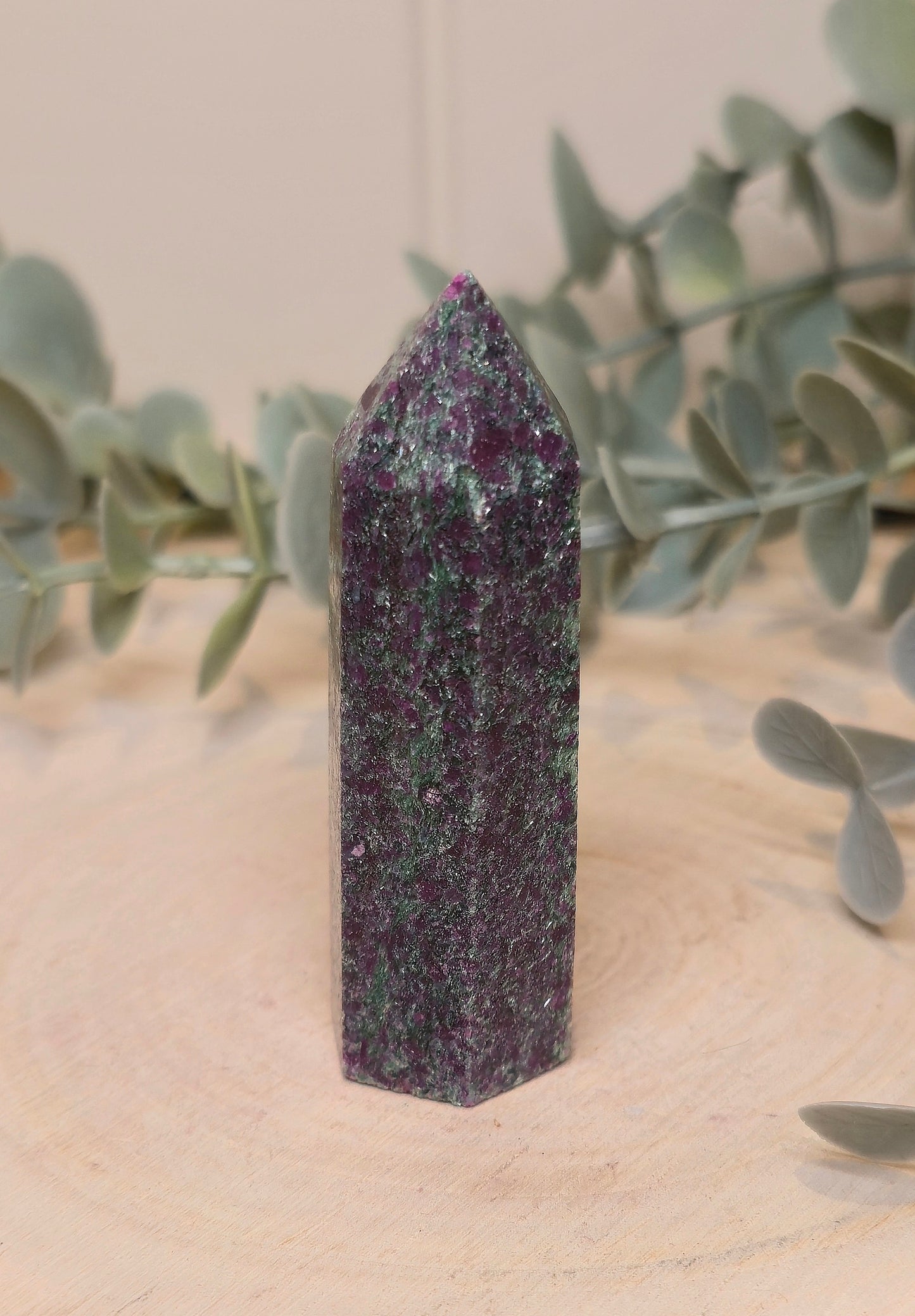 Pointe en Rubis Kyanite