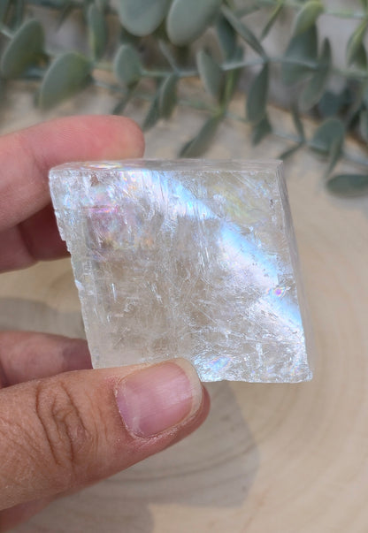 Cube de Calcite optique claire